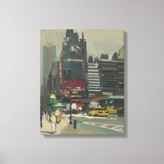 Op de stoep 2012 canvas afdruk (Voorkant)