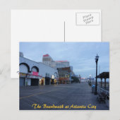 Op de stoep in Atlantic City, NJ Briefkaart (Voorkant / Achterkant)