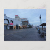 Op de stoep in Atlantic City, NJ Briefkaart (Voorkant)