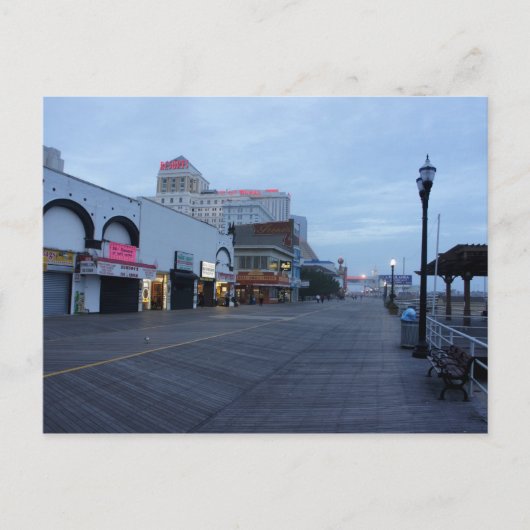 Op de stoep in Atlantic City, NJ Briefkaart (Voorkant)