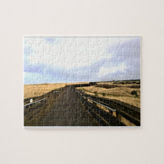 Op de stoep, Long Beach, Washington Legpuzzel (Horizontaal)