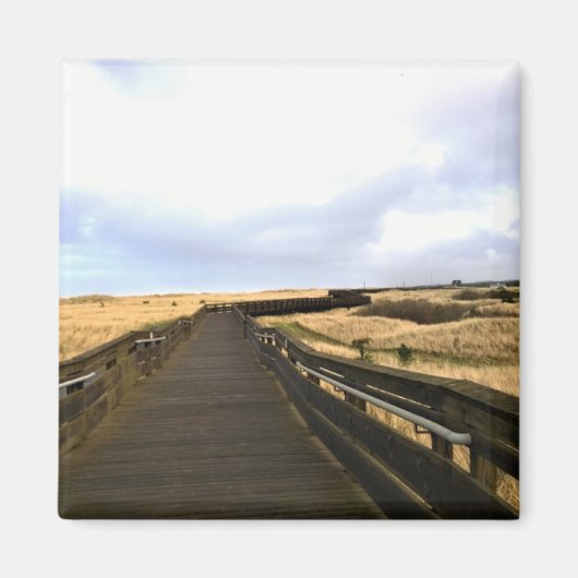 Op de stoep, Long Beach, Washington Magneet (Voorkant)