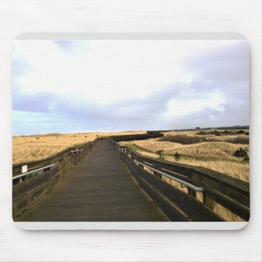 Op de stoep, Long Beach, Washington Muismat (Voorkant)