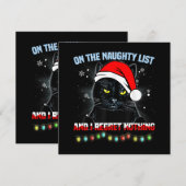 Op De Stoute Lijst En Ik Heb Nergens Spijt Van Kat Kaart (Voorkant / Achterkant)