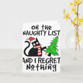 Op De Stoute Lijst En Ik Heb Nergens Spijt Van Zwa Kaart (Gele Bloem)