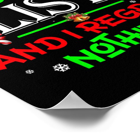 Op de stoute lijst en ik heb spijt van niets leuks poster (Hoek)