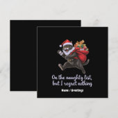  Op de stoute lijst, maar ik heb geen spijt  Kaart (Voorkant / Achterkant)