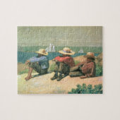 Op de strand, 1875 (m/c) legpuzzel (Horizontaal)