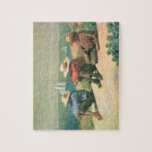 Op de strand, 1875 (m/c) legpuzzel (Verticaal)