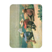 Op de strand, 1875 (m/c) magneet (Verticaal)