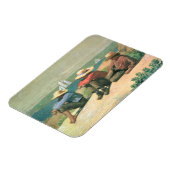 Op de strand, 1875 (m/c) magneet (Linkerzijde)