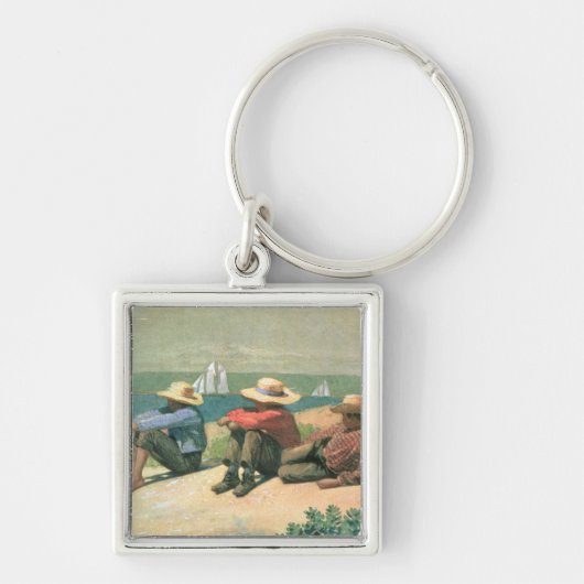 Op de strand, 1875 (m/c) sleutelhanger (Voorkant)