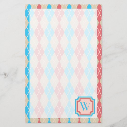 Op de strand Argyle Stationery Briefpapier (Voorkant)