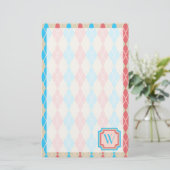 Op de strand Argyle Stationery Briefpapier (Staand voorkant)