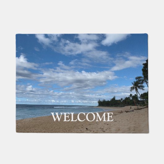 Op de strand deurmat (Voorkant)