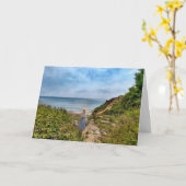 Op de strand kaart (Gele Bloem)