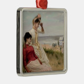 Op de strand metalen ornament (Rechts)