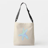 Op de strand Time Starfish Crossbody Bag Crossbody Tas (Achterkant)