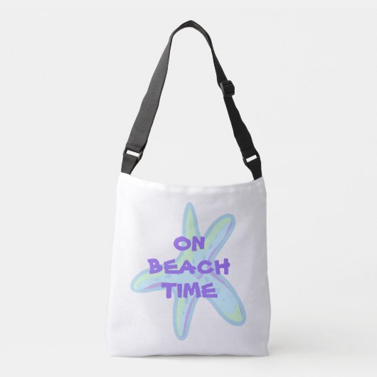 Op de strand Time Starfish Crossbody Bag Tas (Voorkant)