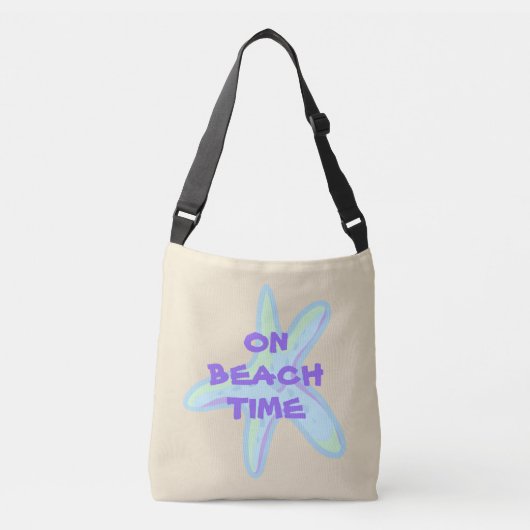 Op de strand Time Starfish Crossbody Bag Tas (Voorkant)