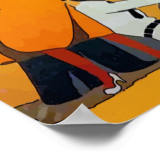  op de strand, voeg tekst toe, poster (Hoek)