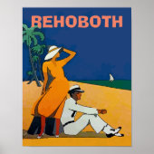  op de strand, voeg tekst toe, poster (Voorkant)