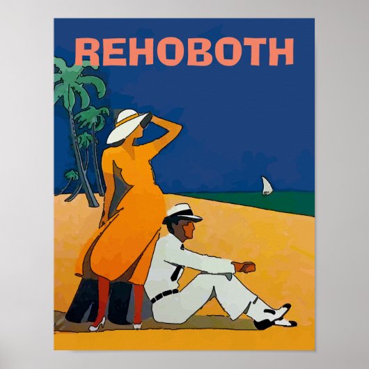  op de strand, voeg tekst toe, poster (Voorkant)