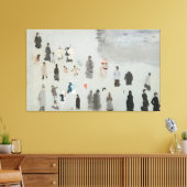 Op de Straten van Parijs Canvas Afdruk (Insitu (Woonkamer))