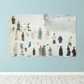 Op de Straten van Parijs Canvas Afdruk (Insitu (Houten vloer))