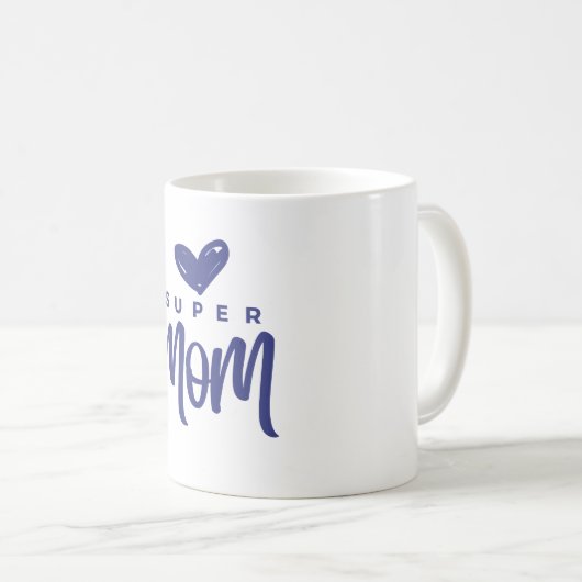 Op de Super Mam die het allemaal doet Koffiemok (Voorkant rechts)