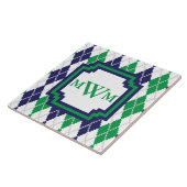 Op de Tegel van Green Argyle Tegeltje (Zijkant)