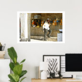 Op de telefoon poster (Thuiskantoor)