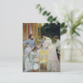 Op de Terras, 1906 Briefkaart (Staand voorkant)