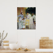 Op de Terras, 1906 Poster (Keuken)