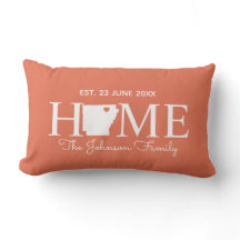 Op de thuislandkaart van Arkansas gepersonaliseerd