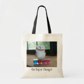 Op de top van de dingen! tote bag (Voorkant)