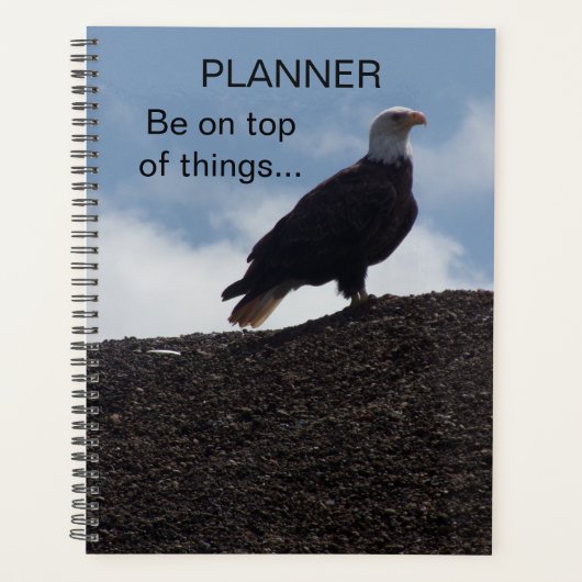 Op de top van de planner (Voorkant)