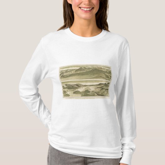 Op de Torowep kijken van de troon van Vulcan T-shirt (Voorkant)