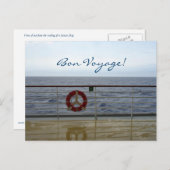 Op de treinreis Aangepaste Bon Briefkaart (Voorkant / Achterkant)