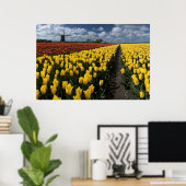 Op de Tulp-velden Poster (Thuiskantoor)