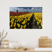 Op de Tulp-velden Poster (Keuken)