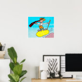 Op de uitkijk -  comic print (Thuiskantoor)