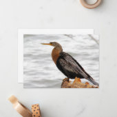 Op de uitkijk notitiekaartje (Voorkant / Achterkant in situ)