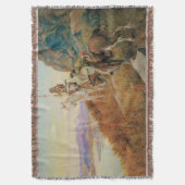 Op de uitkijk voor de boten van de blanke man door deken (Voorkant Verticaal)