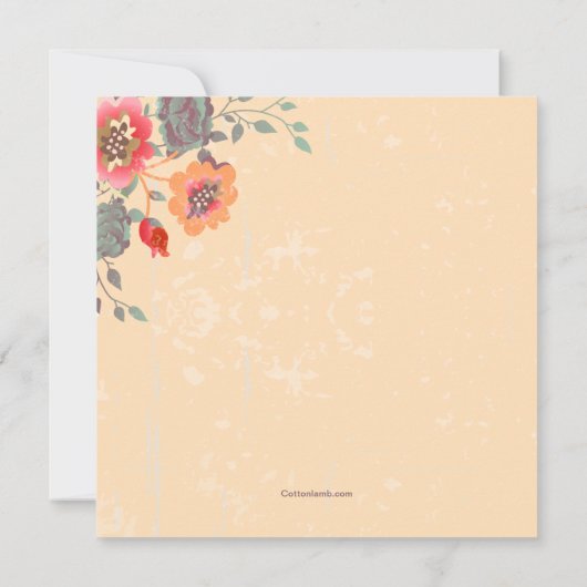 Op de uitnodiging op het plein (Achterkant)