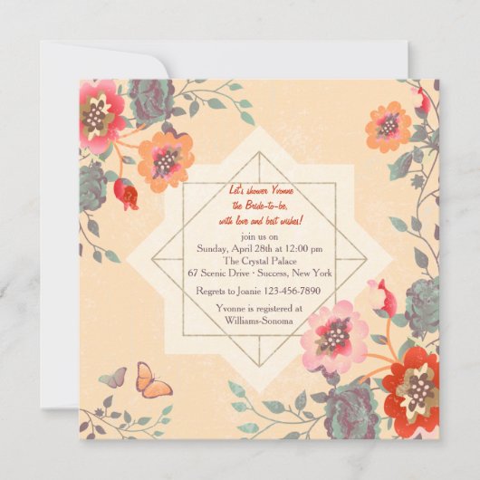 Op de uitnodiging op het plein (Voorkant)