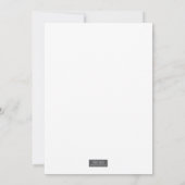 Op de uitnodiging voor de waterbruiloft (Achterkant)