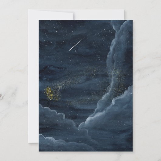 Op de uitnodiging voor het Baby shower van Moon (Achterkant)