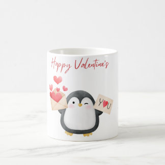 Op de Valentijnsdag fluistert de beker een zoete b Koffiemok