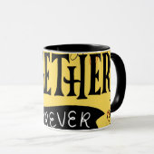 Op de Valentijnsdag, onze kopjes klinken naar eind Mok